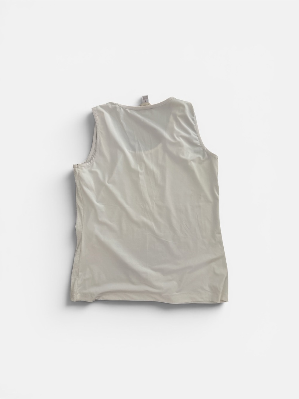 Chico's Cream Ribbed Tank Top - Picture 2 of 4